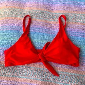 Pinkcolada Bikini Top Red Australia Swim New Sample
